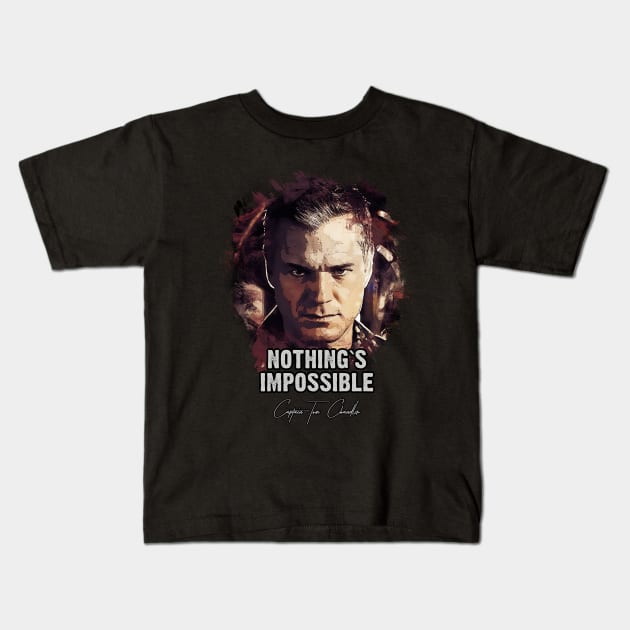 Nothing`s Impossible - Captain Tom Chandler Kids T-Shirt by Naumovski